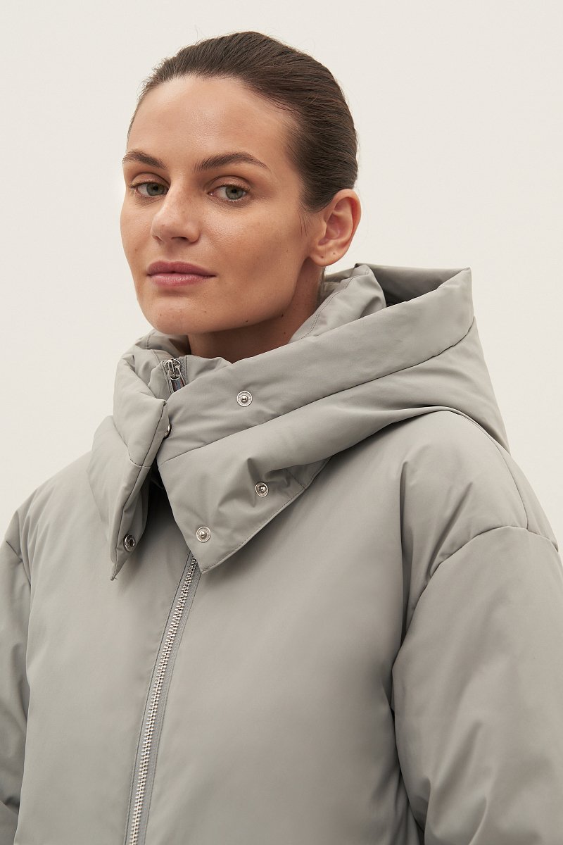 Утепленное стеганое женское пальто, Модель FAD110104, Фото №4