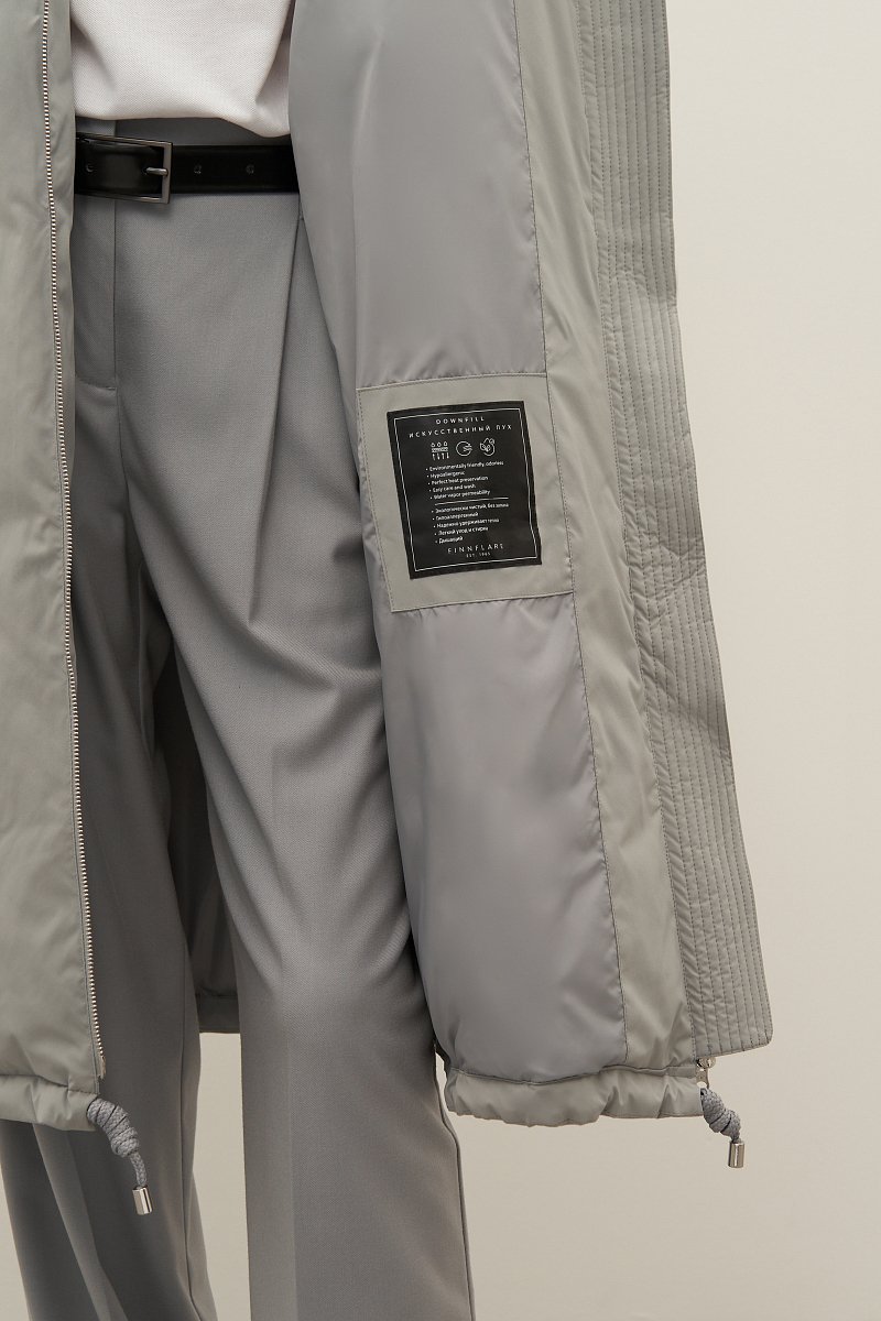 Пальто утепленное с воротником стойкой, Модель FAD110104, Фото №4