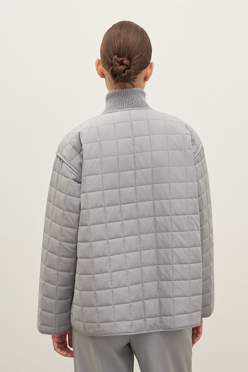 Куртка утепленная с округлым воротником, Модель FAD11017, Фото №6