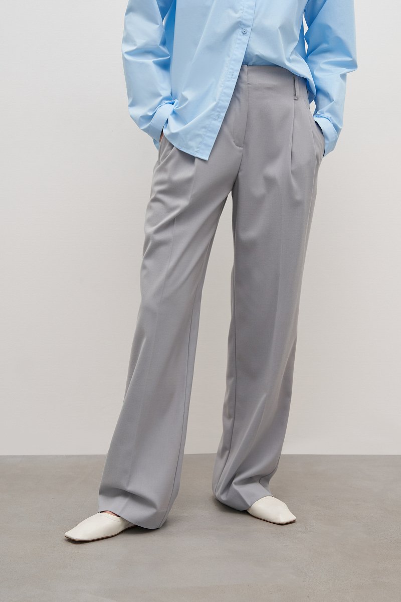 Широкие брюки с вискозой, Модель FAD110238, Фото №2