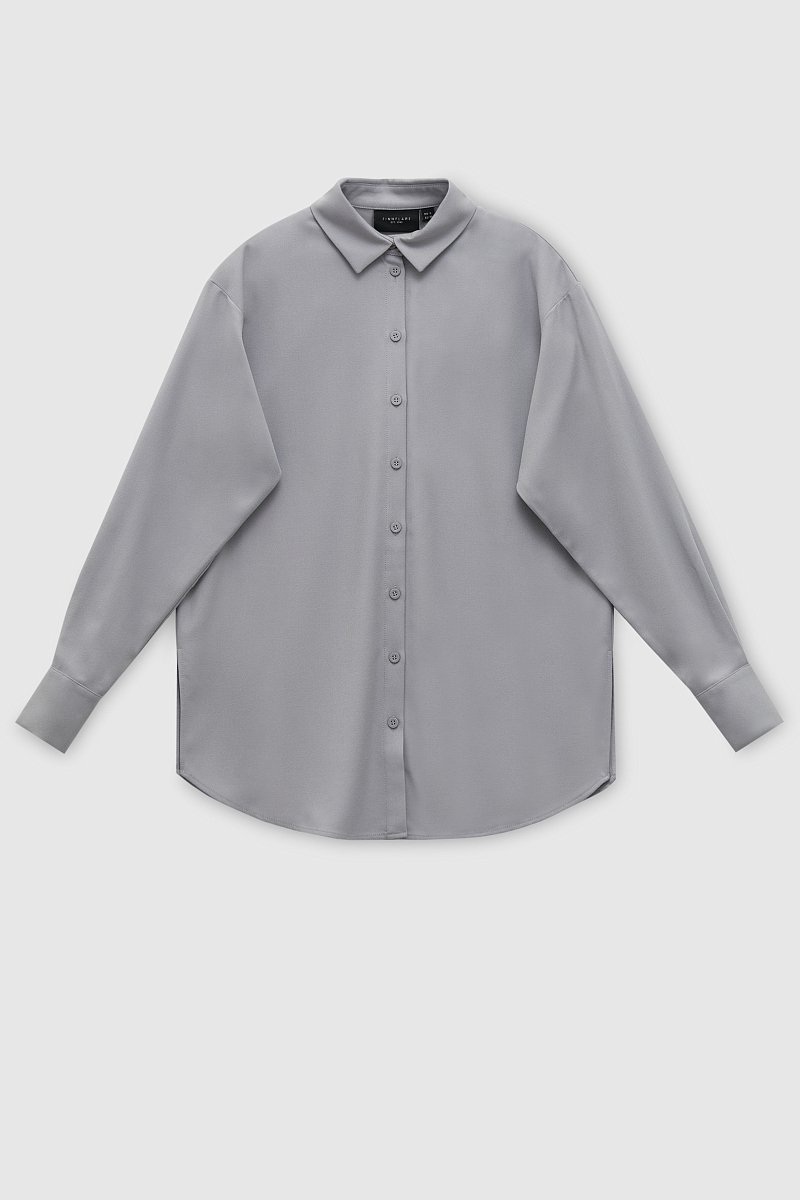 свободная женская рубашка с вискозой, Модель FAD110239, Фото №7