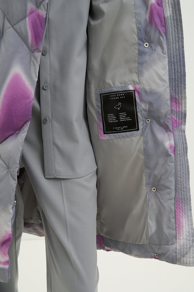 Женское пальто с абстрактным рисунком, Модель FAD11002, Фото №6