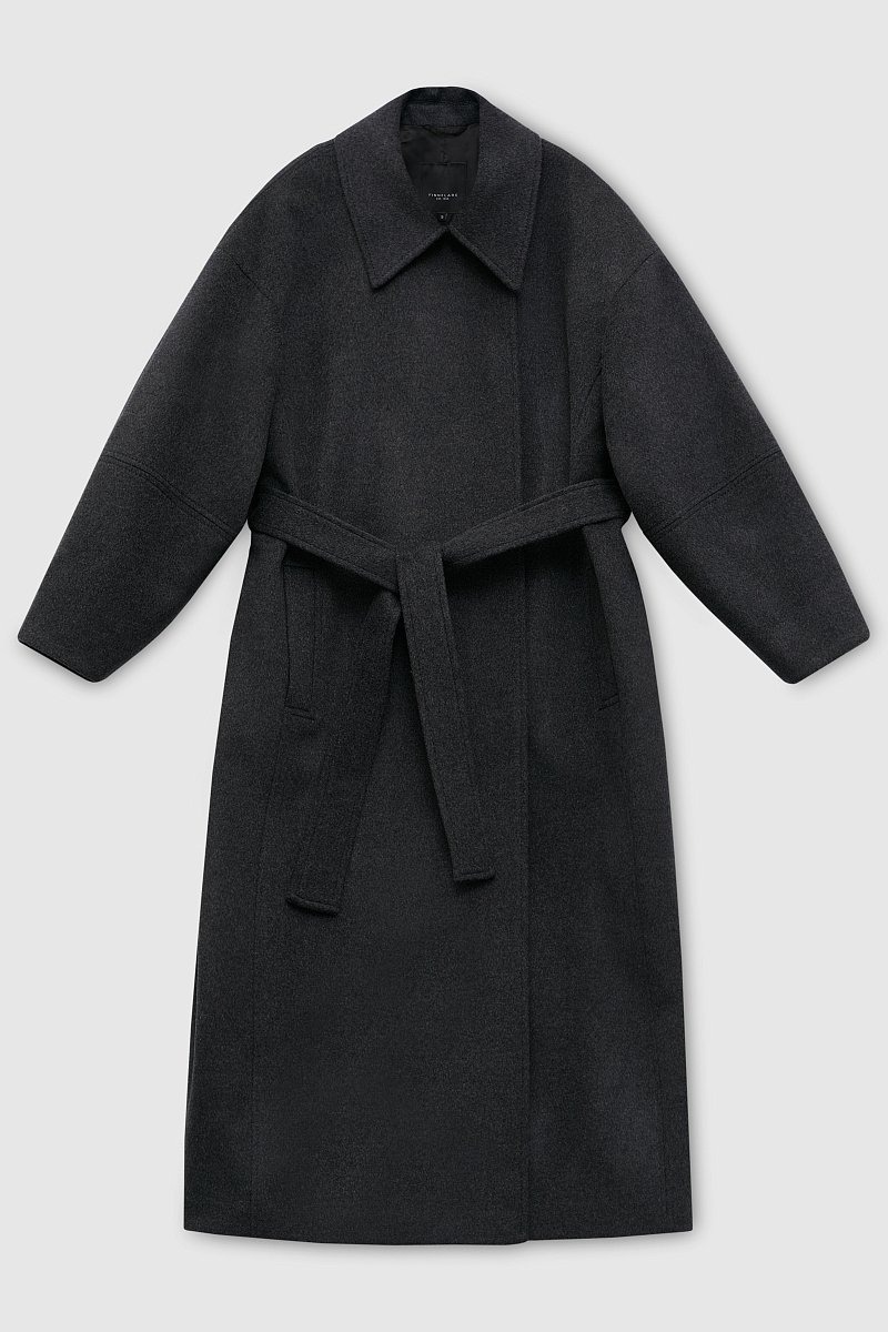 Пальто из шерсти и шелка, Модель FAD11057, Фото №7