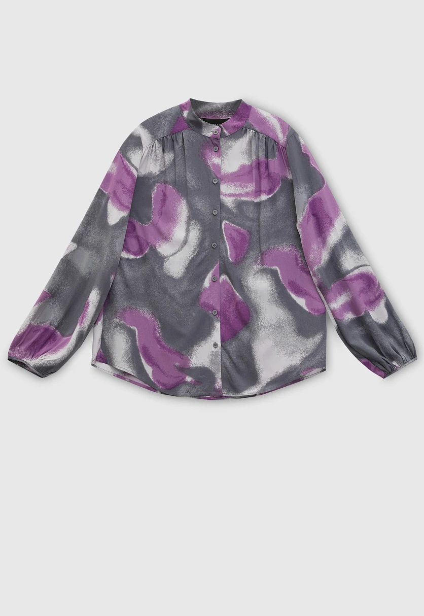 Блузка с воротником-стойкой, Модель FAD110251, Фото №7