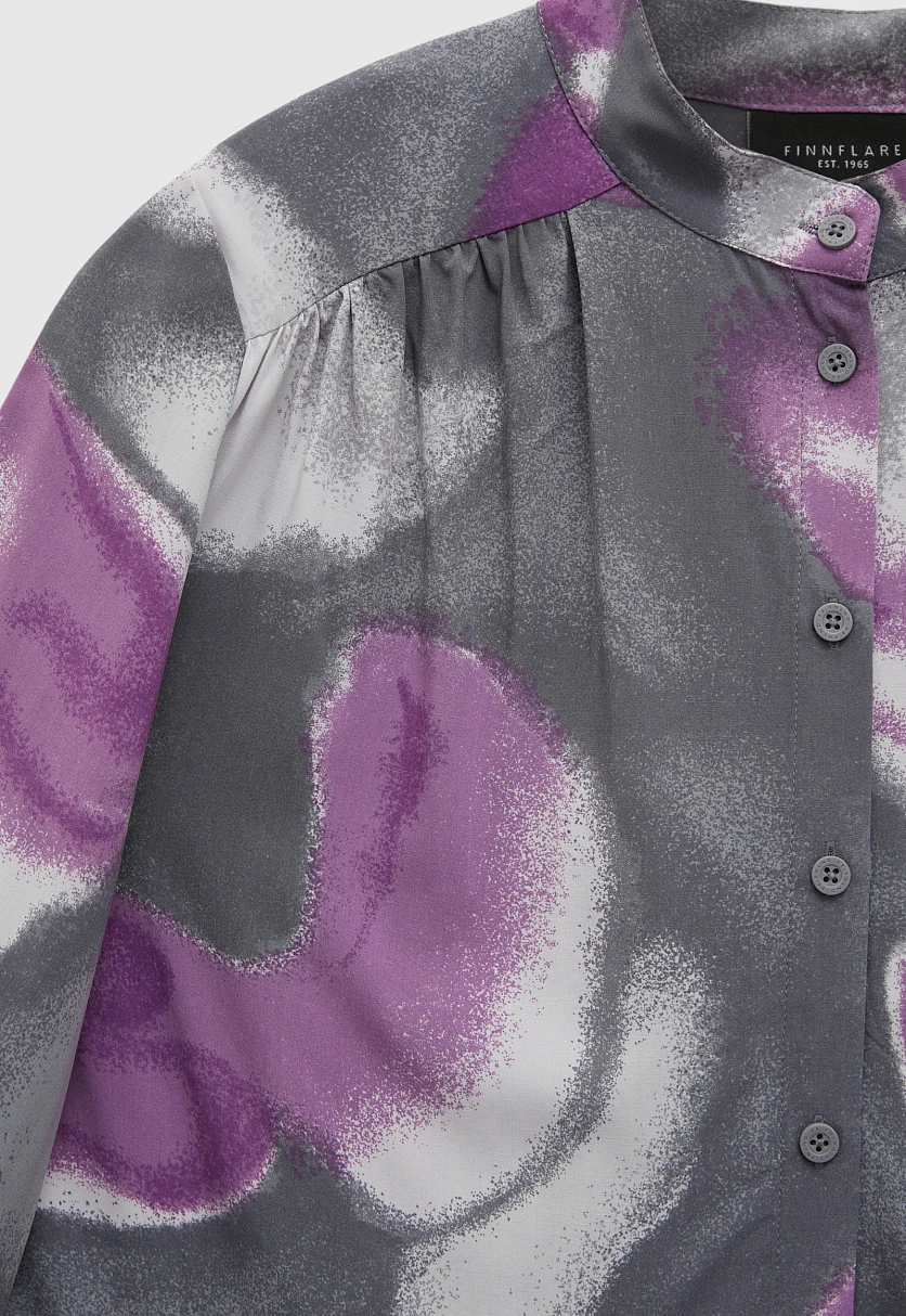 Блузка с воротником-стойкой, Модель FAD110251, Фото №6