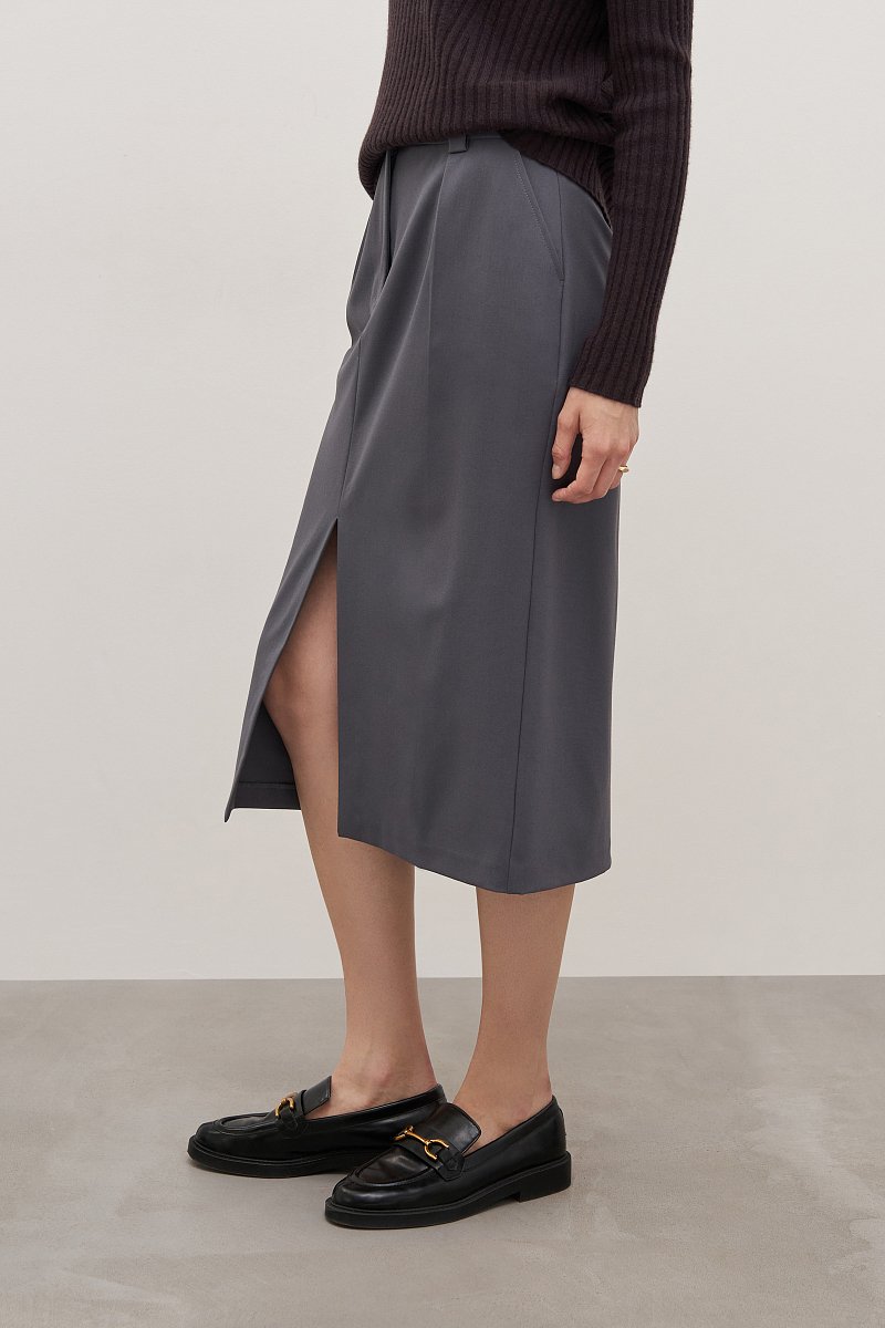 Женская юбка в длинне миди, Модель FAD110121, Фото №3