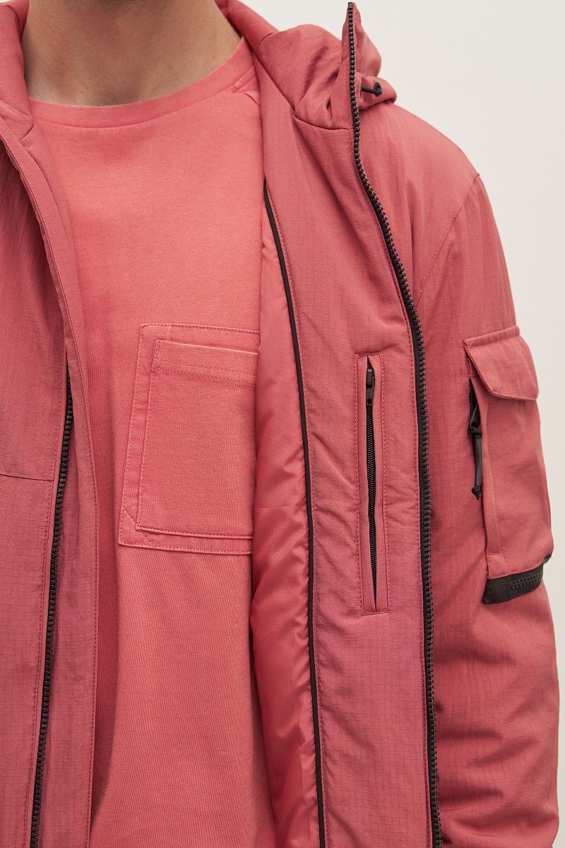 Куртка-бомбер утепленная с эластичным поясом, Модель FAD21022, Фото №6