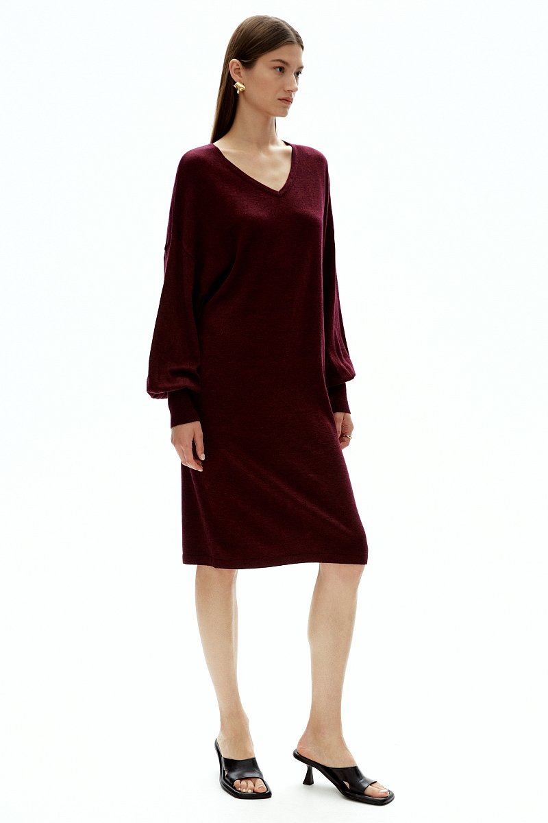 Вязаное платье с добавлением шерсти, Модель FAD11123, Фото №2