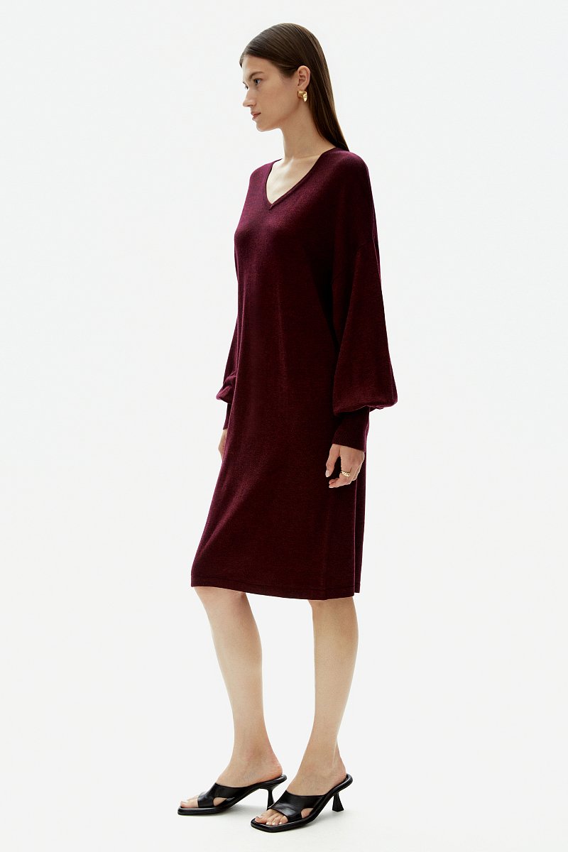 Вязаное платье с добавлением шерсти, Модель FAD11123, Фото №3