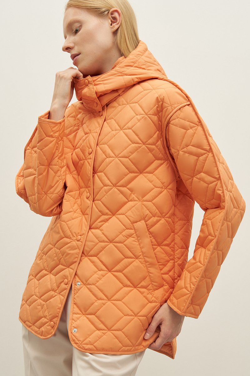 Куртка утепленная с воротником стойкой, Модель FAD11092, Фото №3