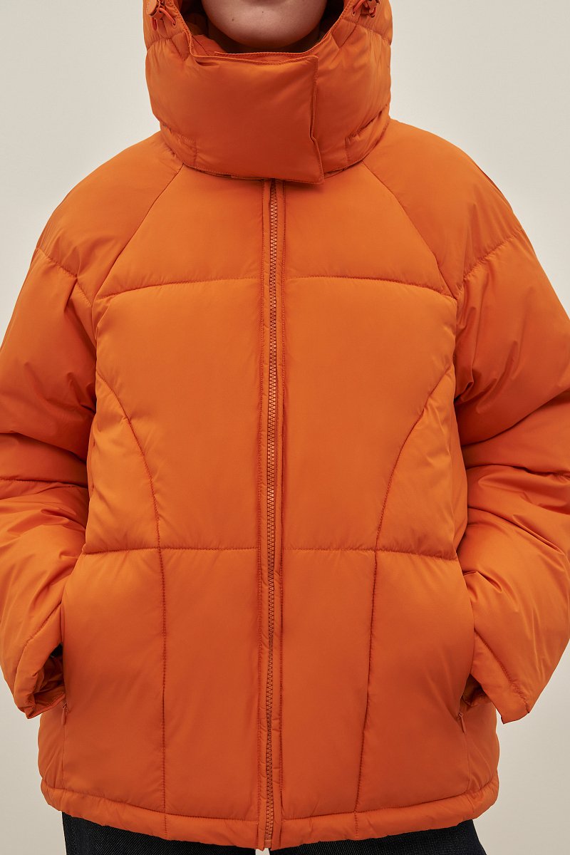 Куртка утепленная с воротником стойкой, Модель FAD110199, Фото №4