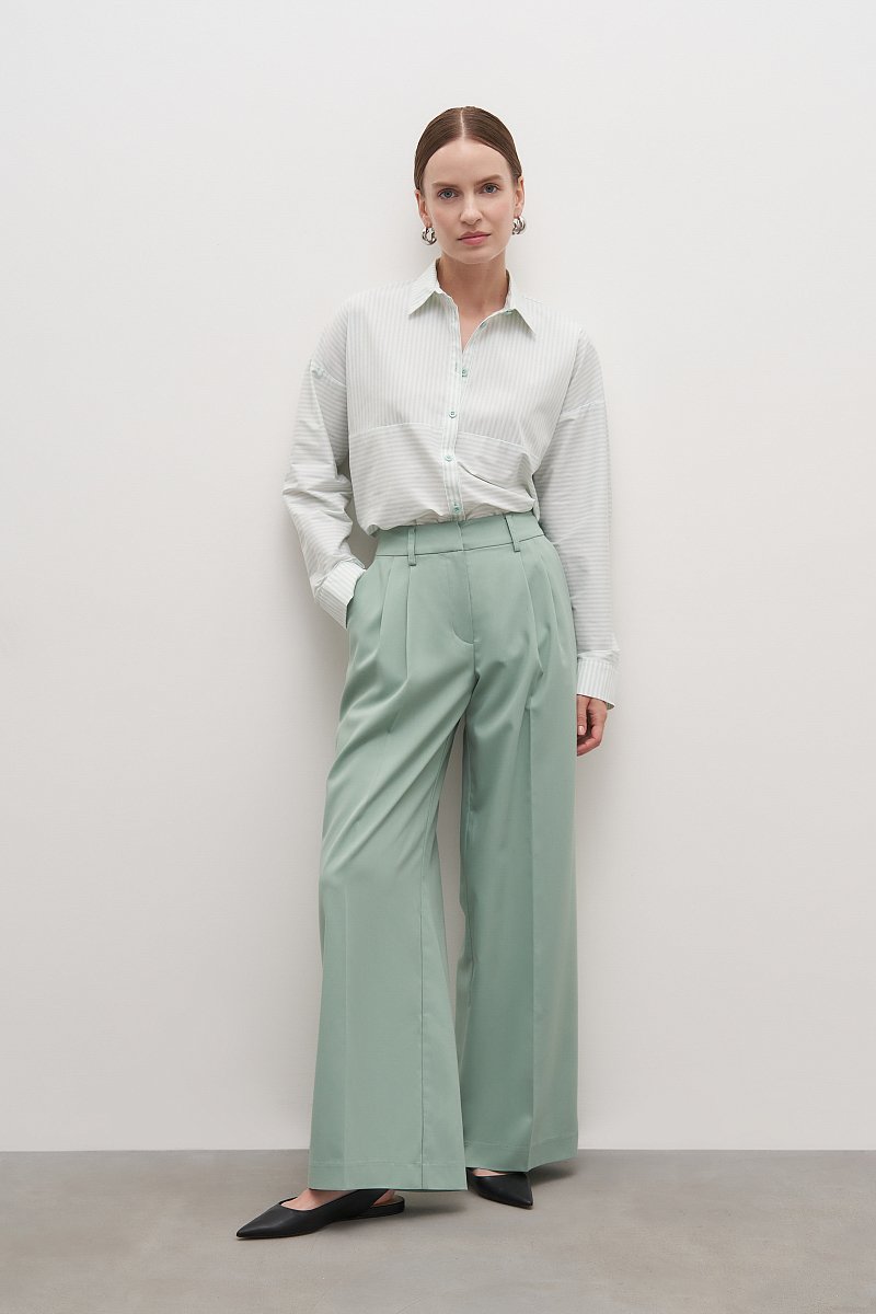 Женские брюки палаццо со стрелками, Модель FAD110176, Фото №2