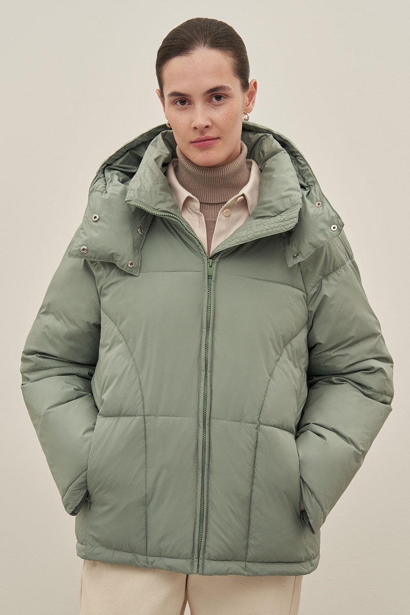 Куртка утепленная с воротником стойкой, Модель FAD110199, Фото №1