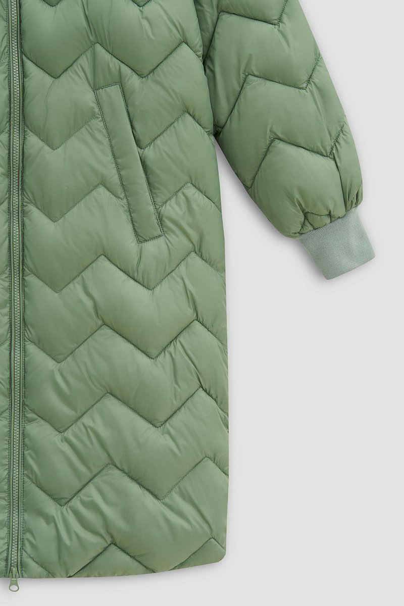 Пальто утепленное с воротником стойкой, Модель FAD11060, Фото №7