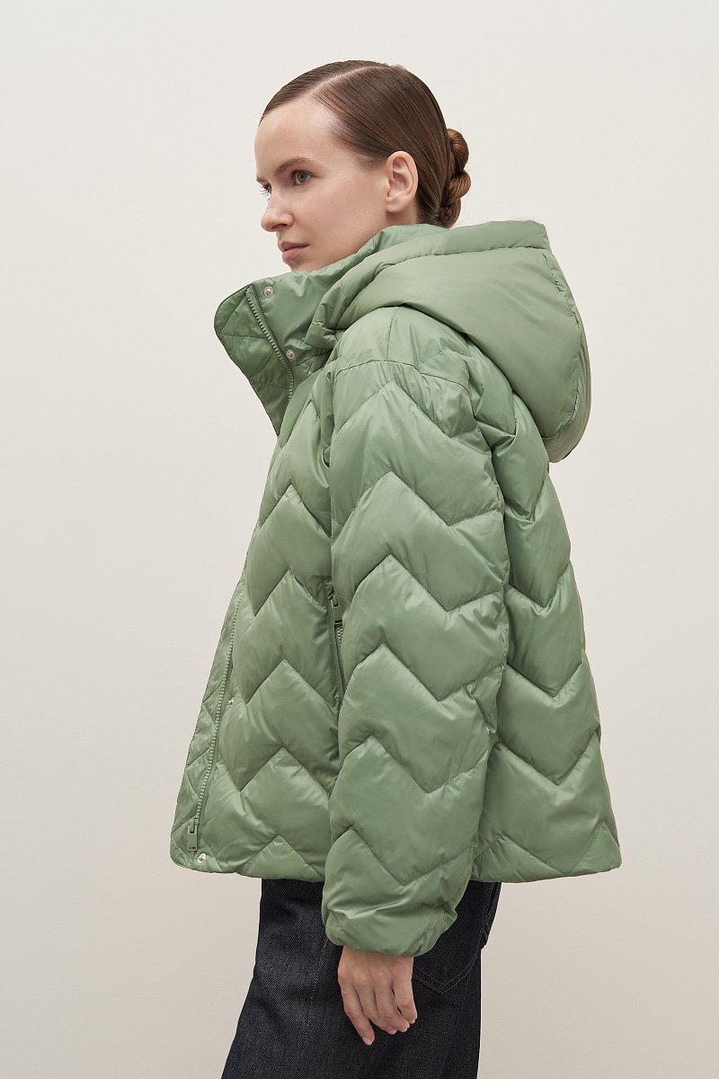 Куртка утепленная с воротником стойкой, Модель FAD11061, Фото №4
