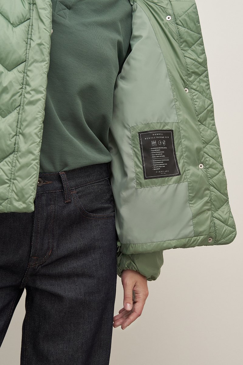Куртка утепленная с воротником стойкой, Модель FAD11061, Фото №6