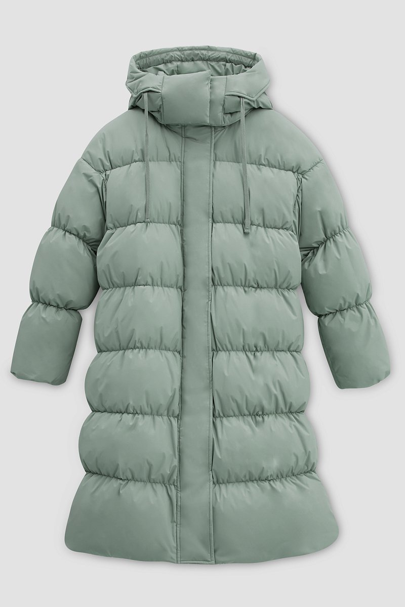 Пуховое женское пальто, Модель FAD11074, Фото №8