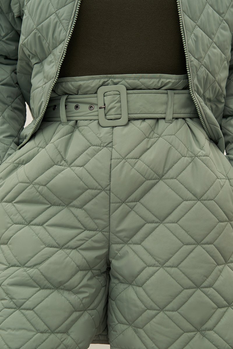 Утепленные женские шорты с высокой посадкой, Модель FAD11095, Фото №3