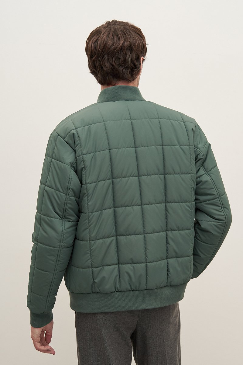 Куртка утепленная с воротником стойкой, Модель FAD21040, Фото №5