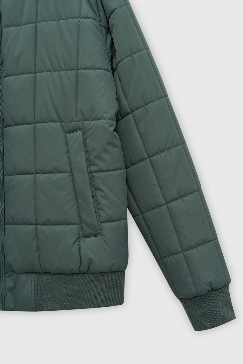 Куртка утепленная с воротником стойкой, Модель FAD21040, Фото №7
