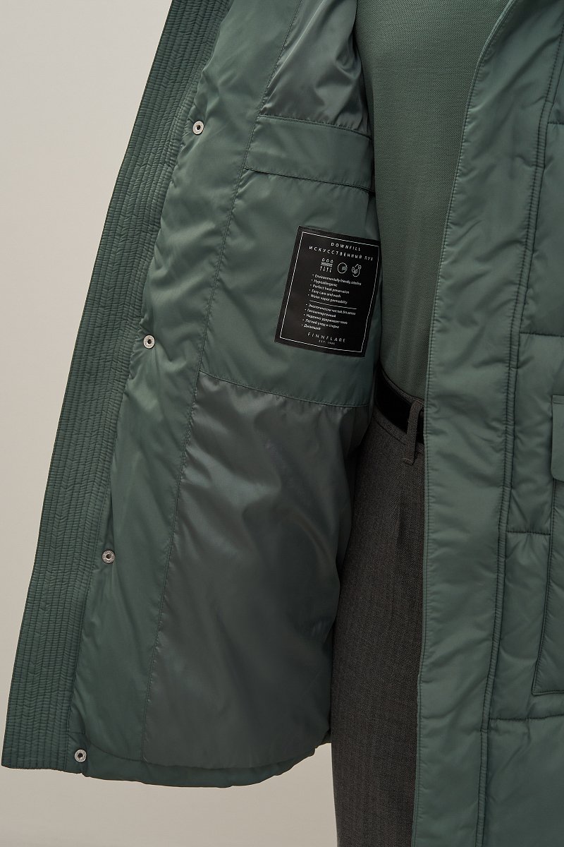 Пальто утепленное с капюшоном, Модель FAD21069, Фото №6