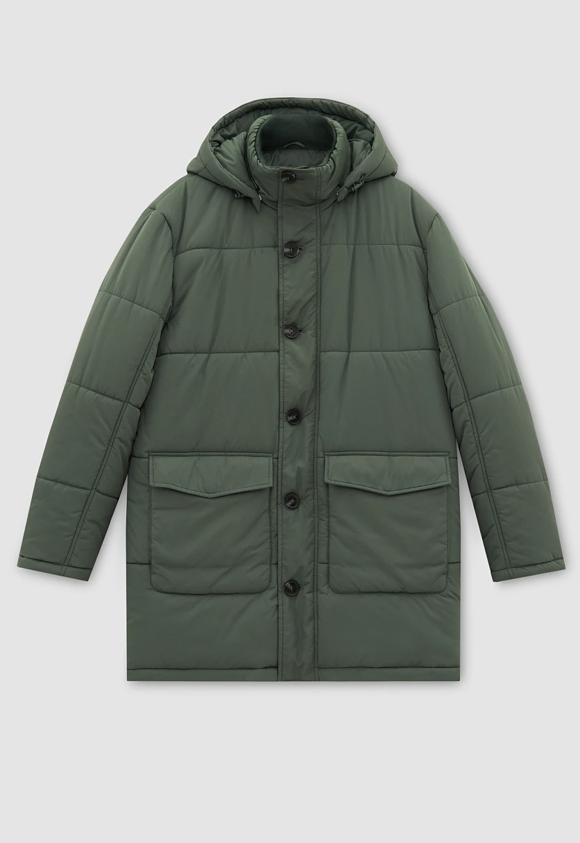 Полупальто утепленное с воротником-стойкой, Модель FAD21041, Фото №8