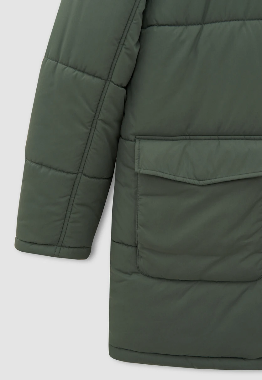 Полупальто утепленное с воротником-стойкой, Модель FAD21041, Фото №7