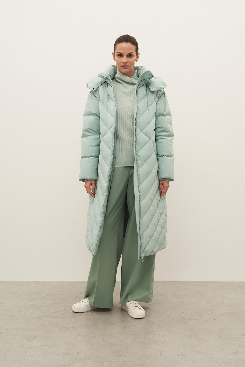Стеганое женское пальто, Модель FAD110101, Фото №2