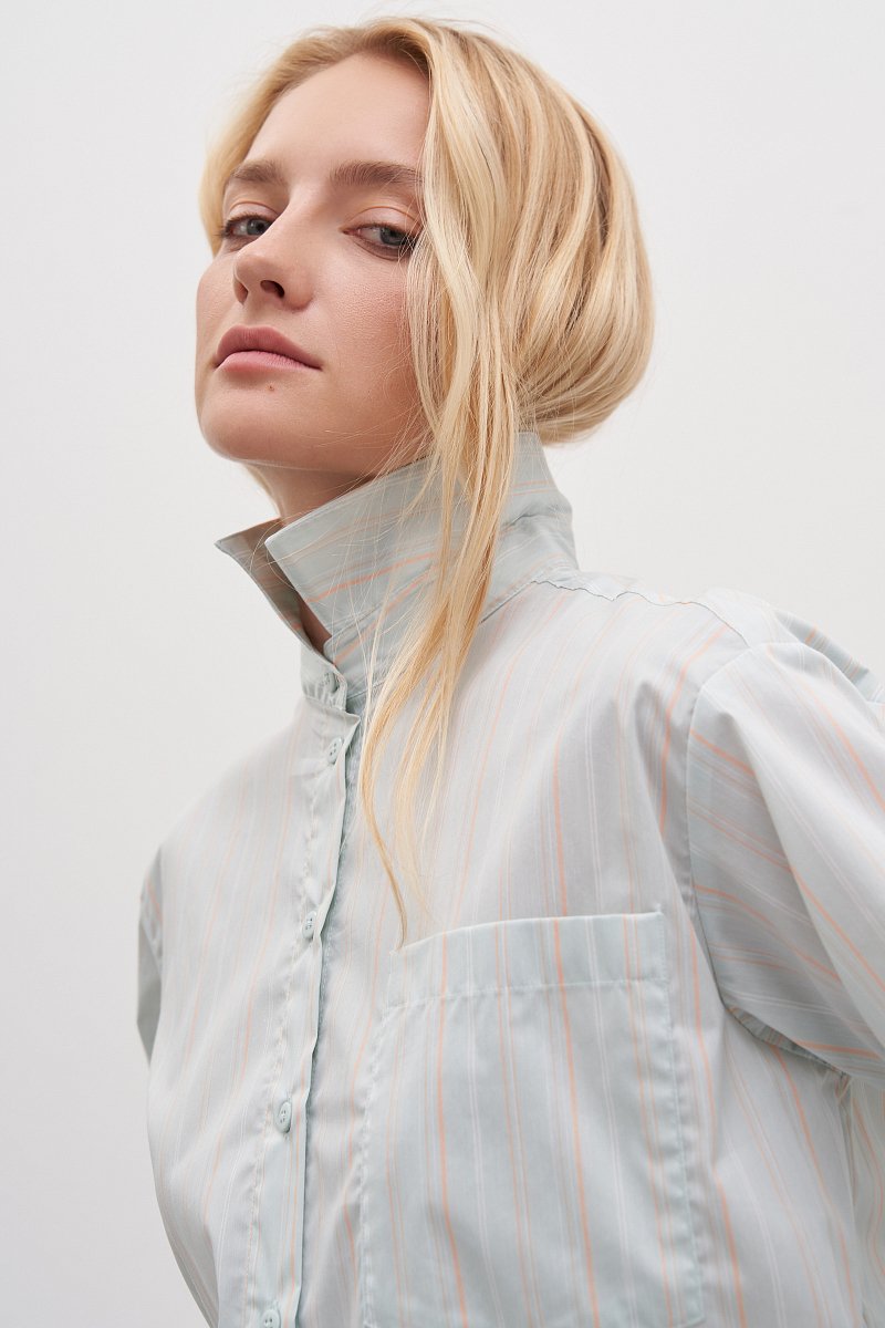 Блузка-рубашка с хлопком, Модель FAD110220, Фото №5
