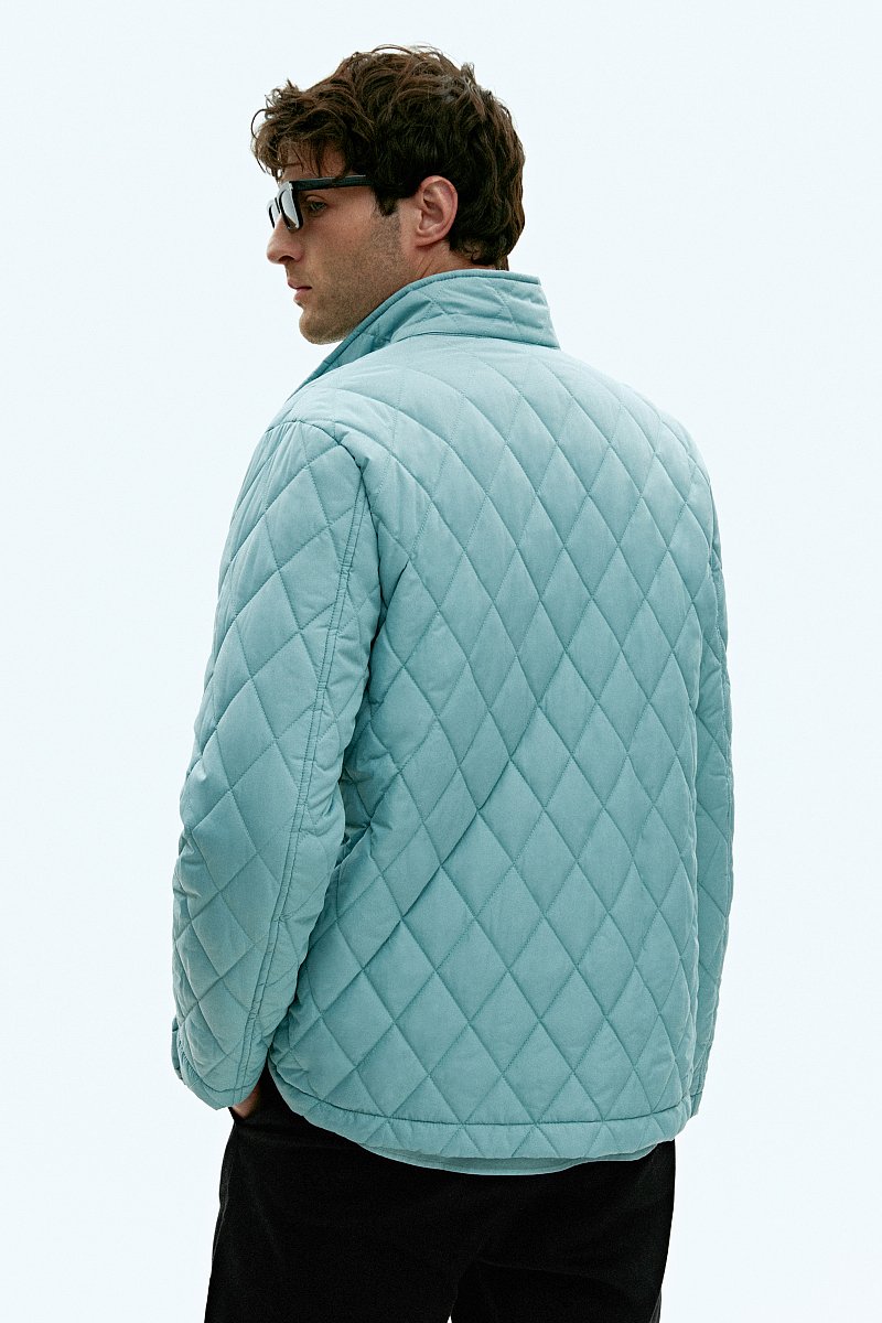 Куртка утепленная с воротником стойкой, Модель FAD210110, Фото №4