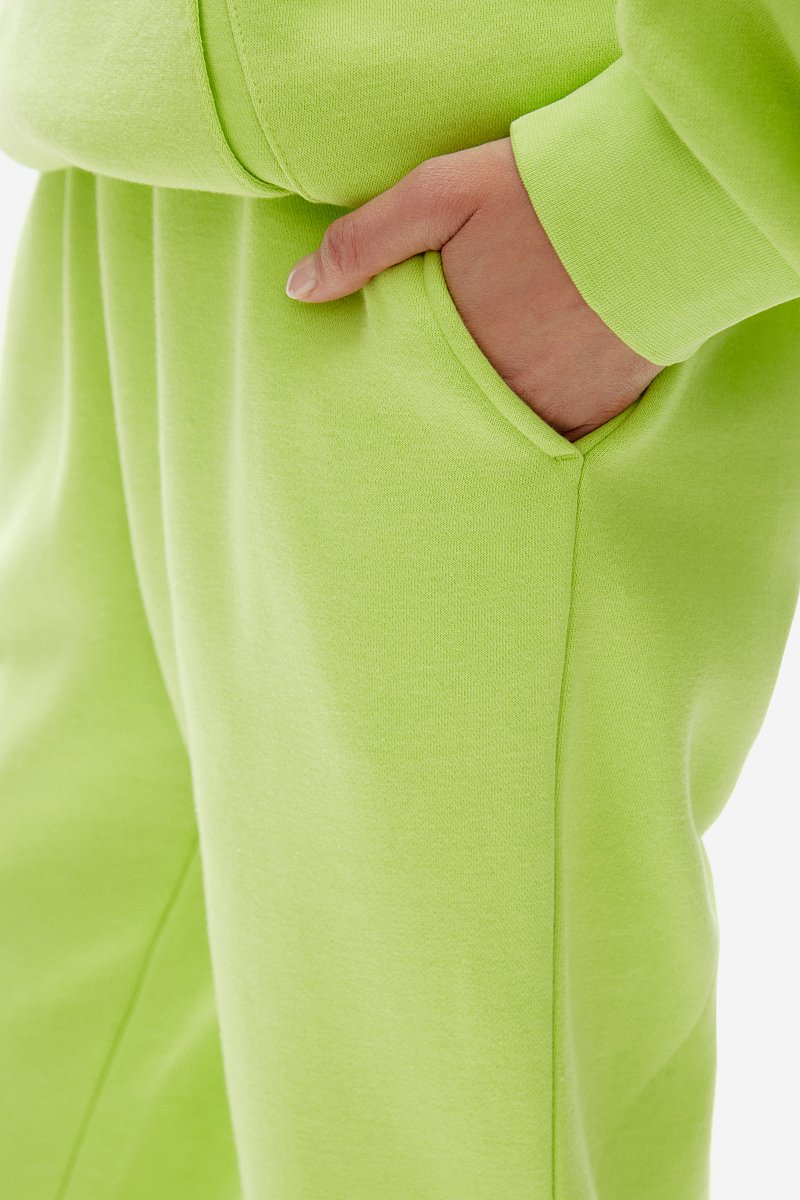 Трикотажные женские брюки из хлопка, Модель FAD110143, Фото №5