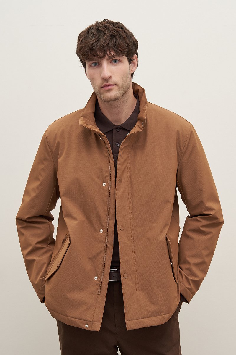Куртка утепленная с воротником стойкой, Модель FAD210118, Фото №1