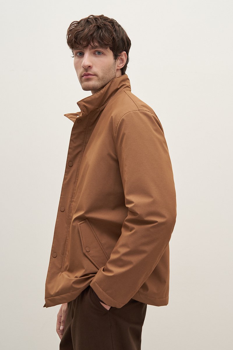 Куртка утепленная с воротником стойкой, Модель FAD210118, Фото №4