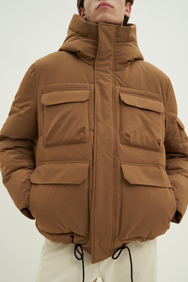 Куртка утепленная с капюшоном, Модель FAD21012, Фото №3