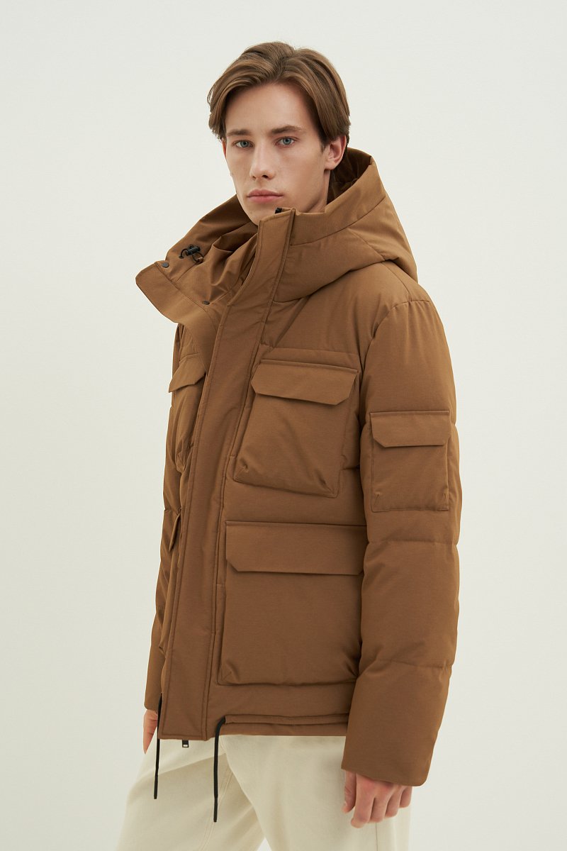 Куртка утепленная с капюшоном, Модель FAD21012, Фото №4