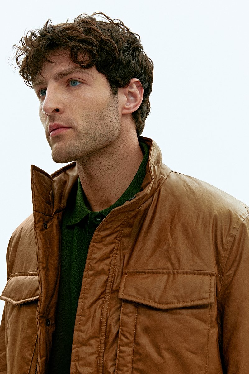 Куртка утепленная с воротником стойкой, Модель FAD21043, Фото №5