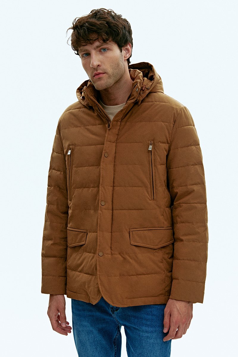 Куртка утепленная с воротником стойкой, Модель FAD21072, Фото №1