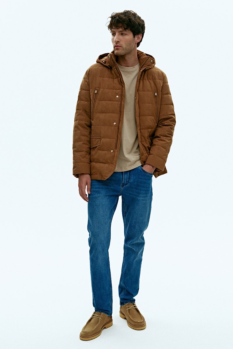 Куртка утепленная с воротником стойкой, Модель FAD21072, Фото №2