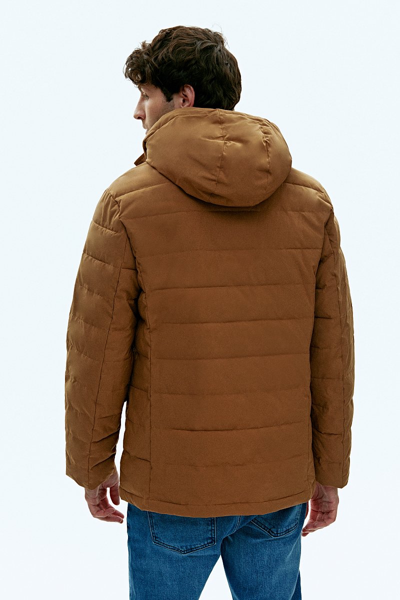 Куртка утепленная с воротником стойкой, Модель FAD21072, Фото №3