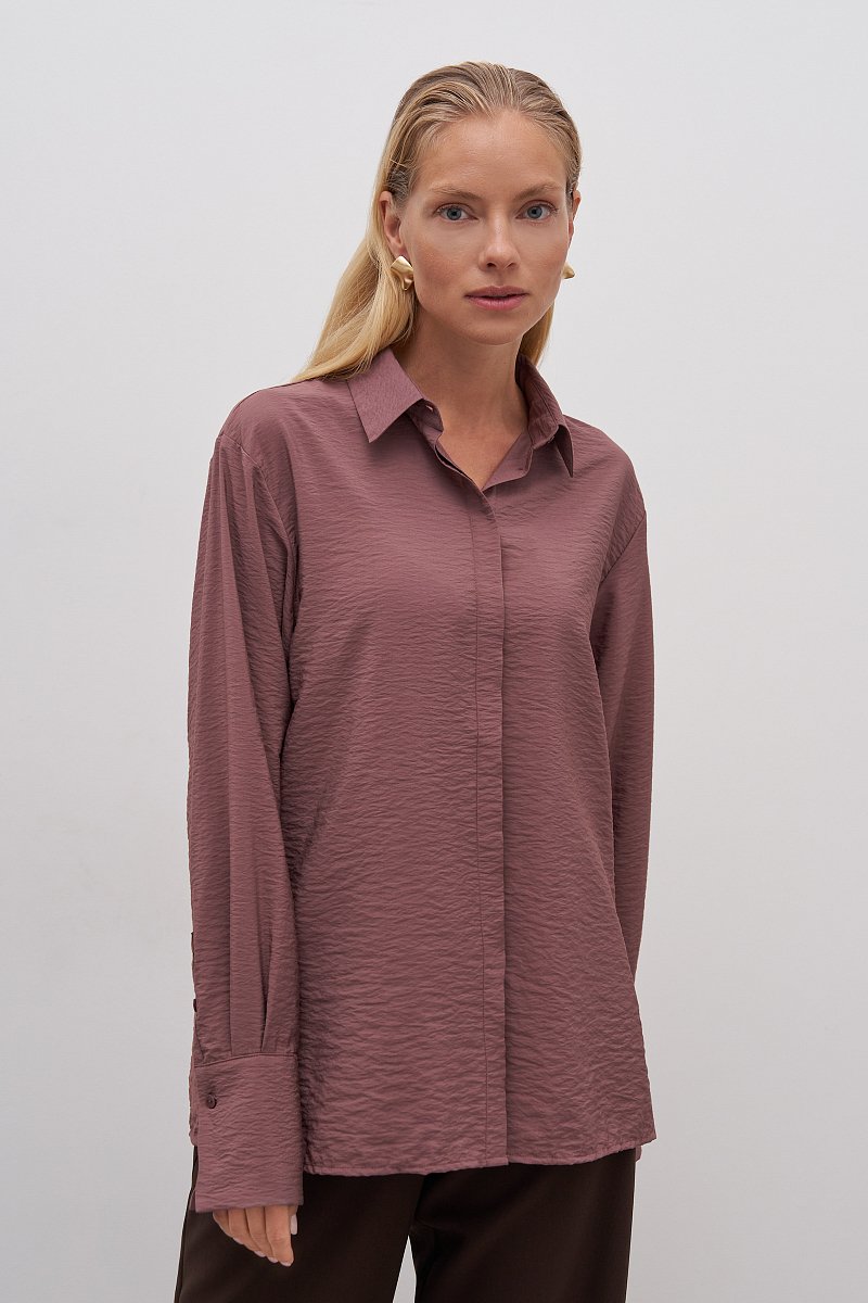 рубашка женская с вискозой, Модель FAD110279R, Фото №1