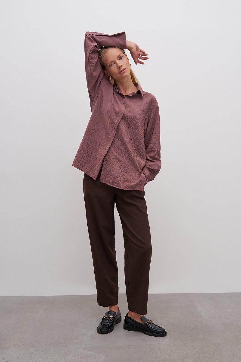 рубашка женская с вискозой, Модель FAD110279R, Фото №2
