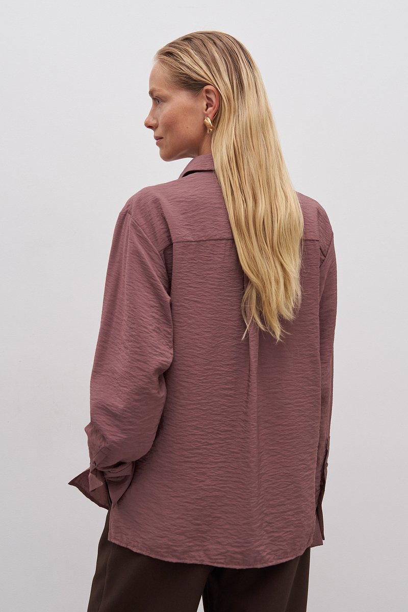 рубашка женская с вискозой, Модель FAD110279R, Фото №5