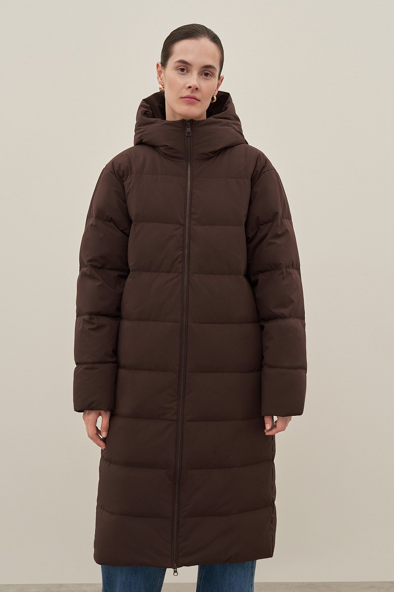 Пальто утепленное с утиным пухом, Модель FAD110100, Фото №1