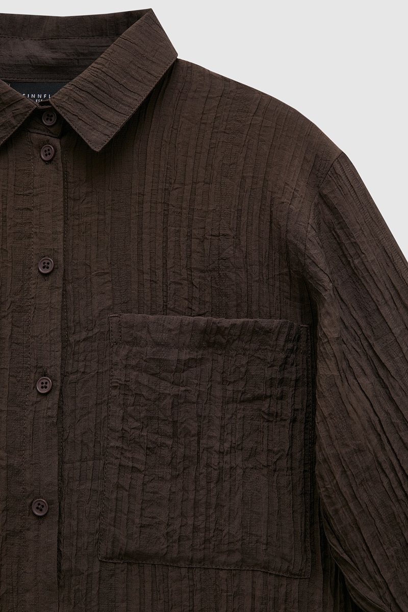 Рубашка с длинным рукавом с вискозой, Модель FAD110193, Фото №6