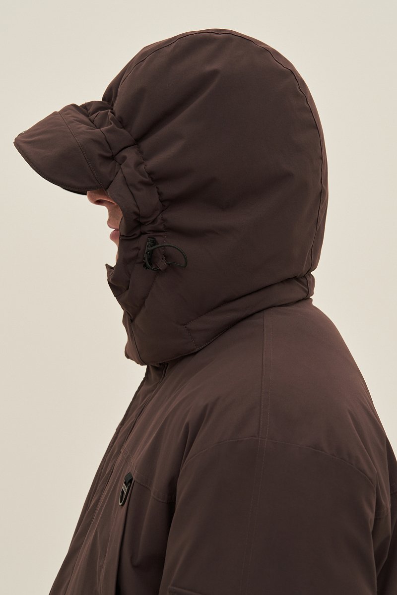 Пальто утепленное с воротником стойкой, Модель FAD21055, Фото №6