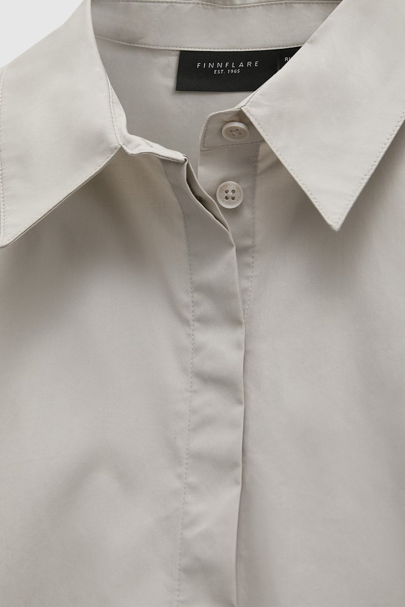 Рубашка из хлопка с отложным воротником, Модель FAD110219, Фото №7