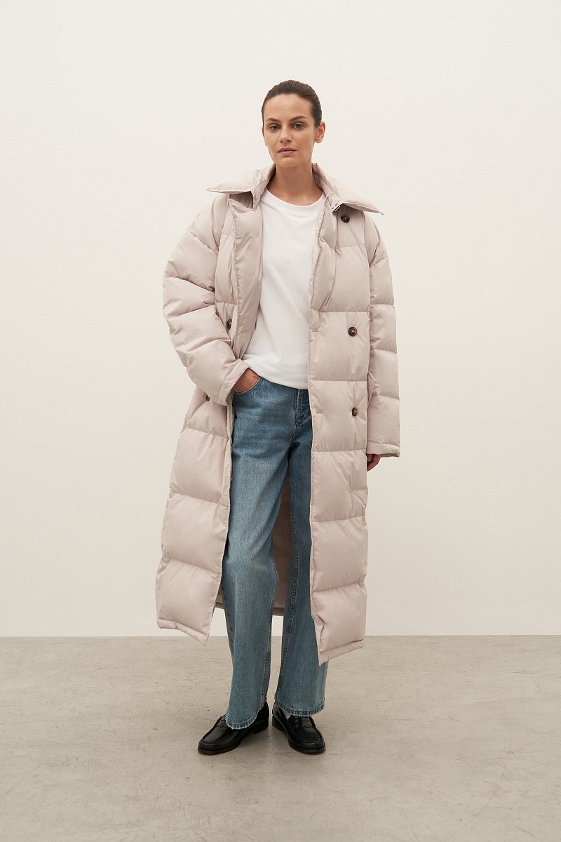 Стеганое женское пальто, Модель FAD11035, Фото №1