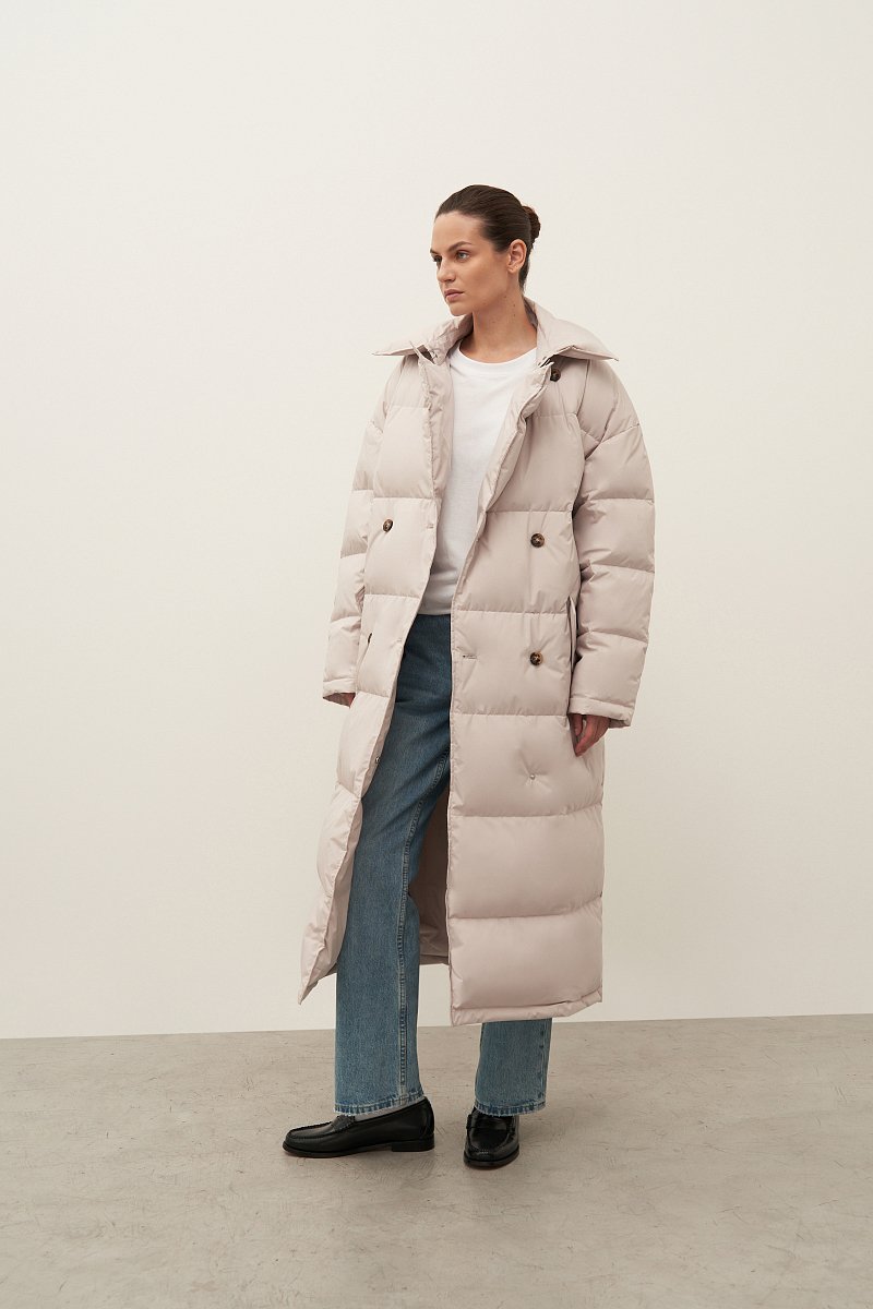 Стеганое женское пальто, Модель FAD11035, Фото №3
