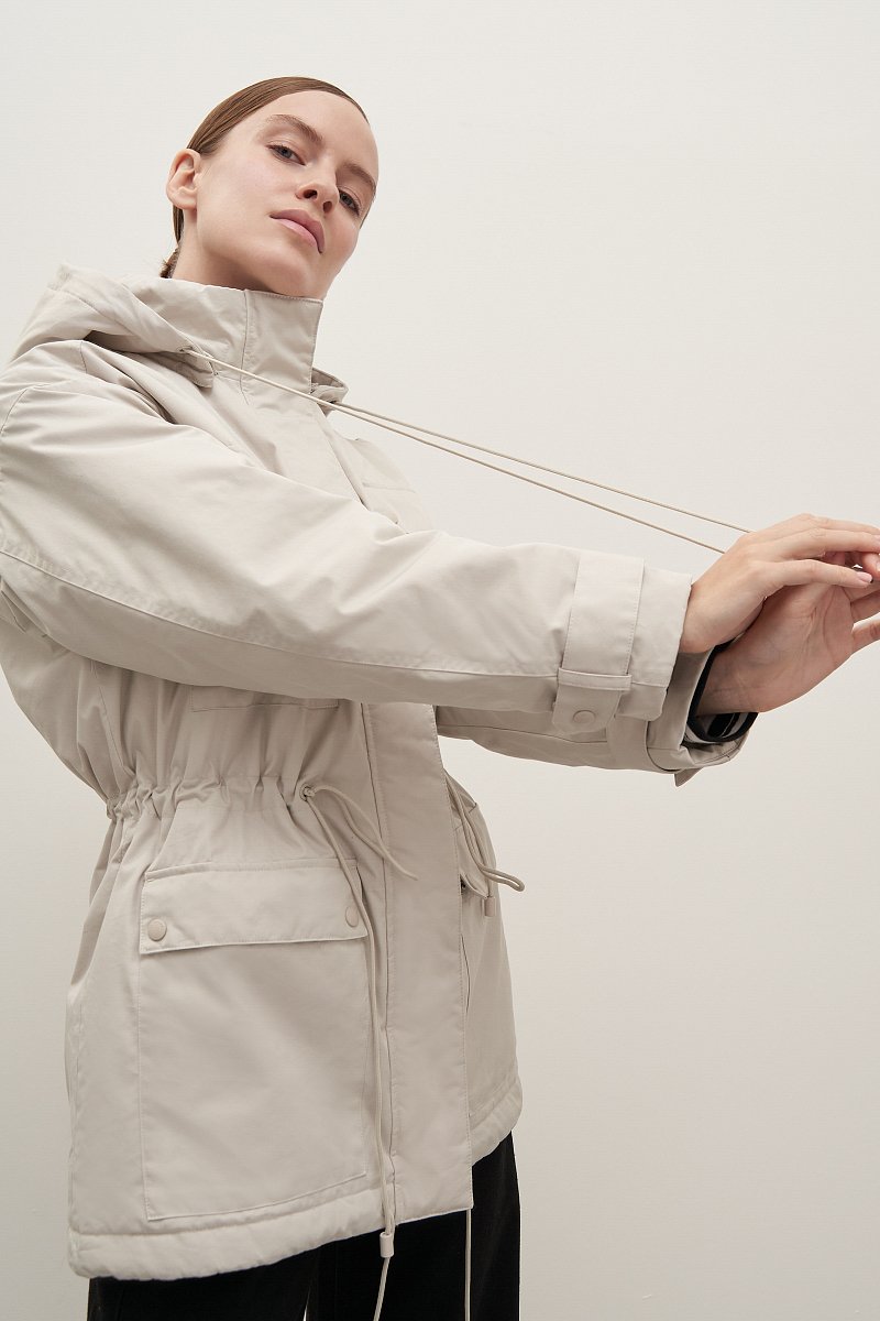 Куртка женская с капюшоном, Модель FAD11051, Фото №3