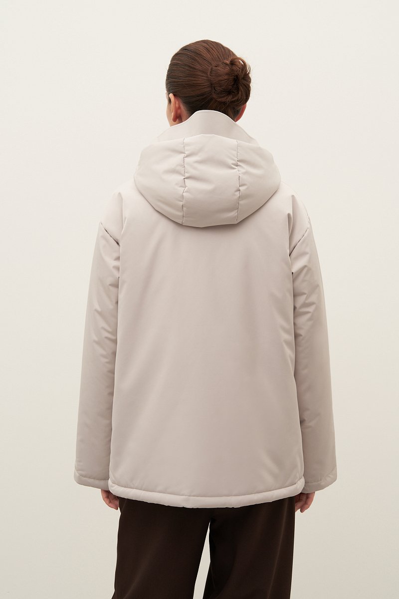 Куртка утепленная с контрастной отделкой, Модель FAD11059, Фото №5